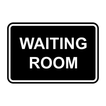 Signs ByLITA Classic Framed Waiting Room Sign